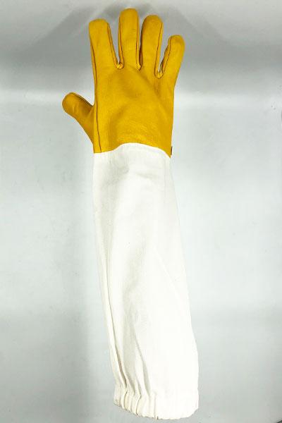 Рукавички бджоляра з нарукавниками. Ялова шкіра щільна зносостійка. «Пакистан», фото 1