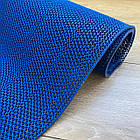 Протиковзне покриття-доріжка для басейну, 5 мм, колір синій ЗІГЗАГ