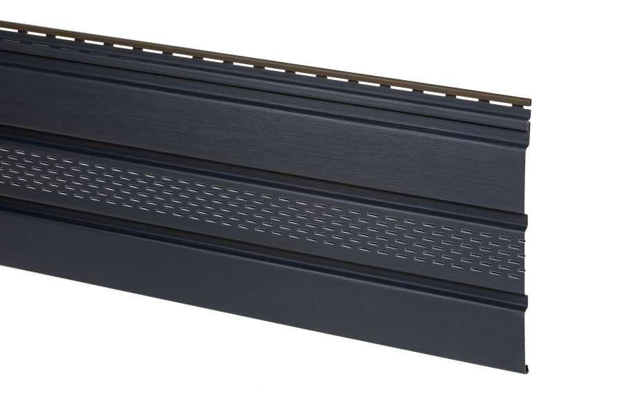 Софіт Айдахо графітовий з перфорацією 3,0 м, 0,90 м2