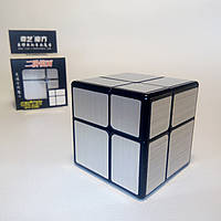 Дзеркальний Кубик Рубіка 2х2 QiYi Mirror (срібло)