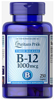 Вітамін В 12 Puritan's Pride Vitamin B-12 1000 мкг 250 таб, фото 2