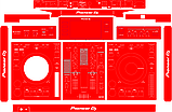 Лицьова панель самоклейка для Pioneer XDJ-RX, фото 5