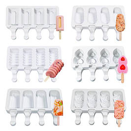 Форми силіконові для морозива, пончиків, кейк попсів