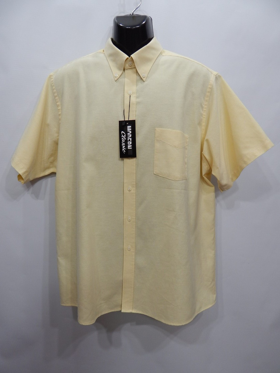 Мужская рубашка с коротким рукавом Van Heusen оригинал р.54 (038КР)