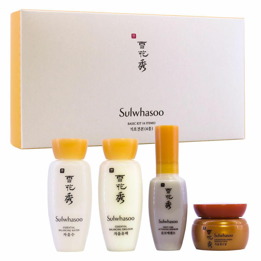 Набір мініатюр засобів для догляду за шкірою Sulwhasoo Basic Kit 4 шт