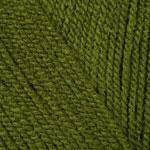 Акрилова пряжа для в'язання SUPER PERLEE Супер Перлі YarnArt № 39 оливковий