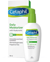 Cetaphil Дневной Увлажняющий Крем Для Лица с Гиалуроновой Кислотой Для Сухой Кожи 88 мл Доставка из ЕС