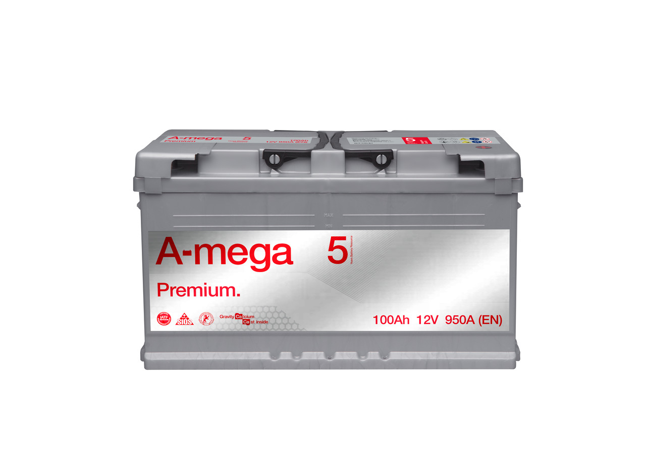Акумулятор A-Mega  Premium 6СТ-100 Азе (0) правий плюс