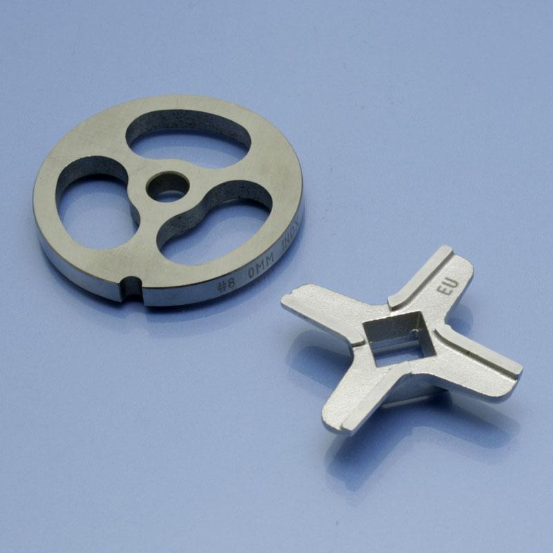 Ніж та ковбасна решітка м'ясорубки Kenwood MG510, MG450, MG470, MG480, PRO1600, PRO1400, MG517, MG516, фото 1