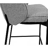 Полубарный стілець Лагуна Laguna сірий рогожка від Concepto, фото 5