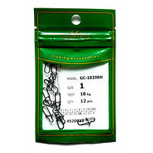 Застібка Американка Golden Catch №1 1020BN