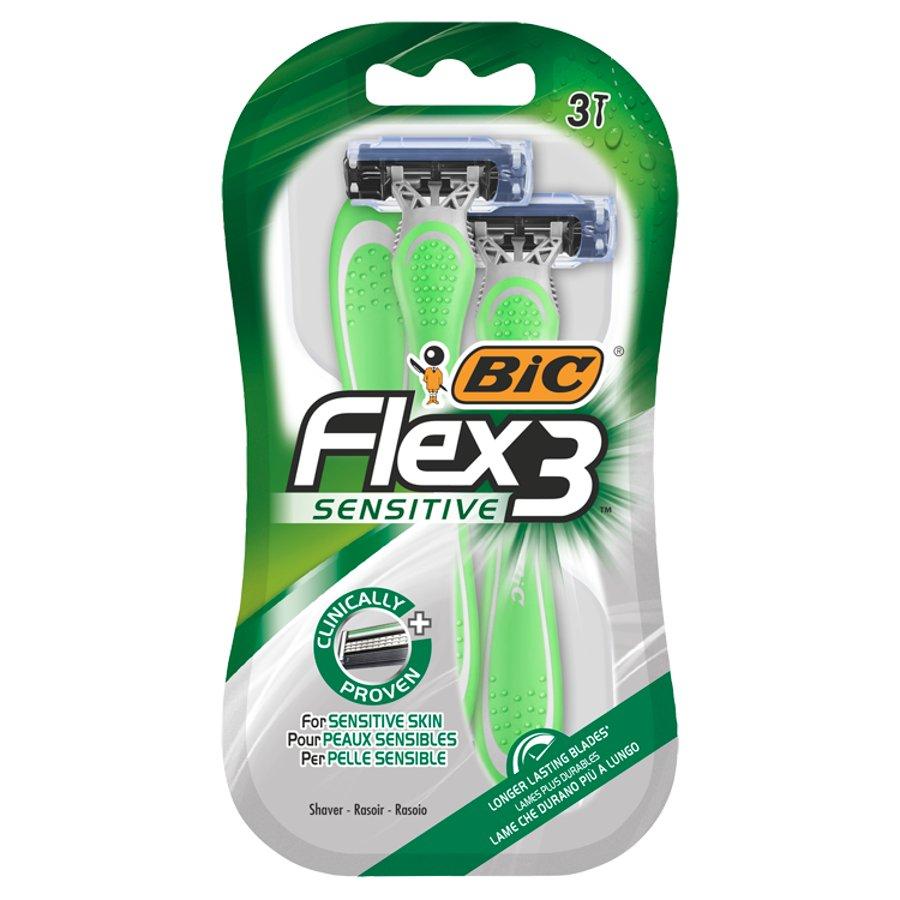 Станок Bic FLEX 3 (3 ) Sensitive блістер