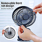 Вентилятор із прищіпкою Joyroom Clip Fan 360° JR-CY288 2000 мА·год Чорний, фото 8