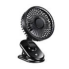 Вентилятор із прищіпкою Joyroom Clip Fan 360° JR-CY288 2000 мА·год Чорний, фото 6