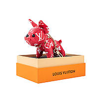 Брелок Louis Vuitton Dog красный