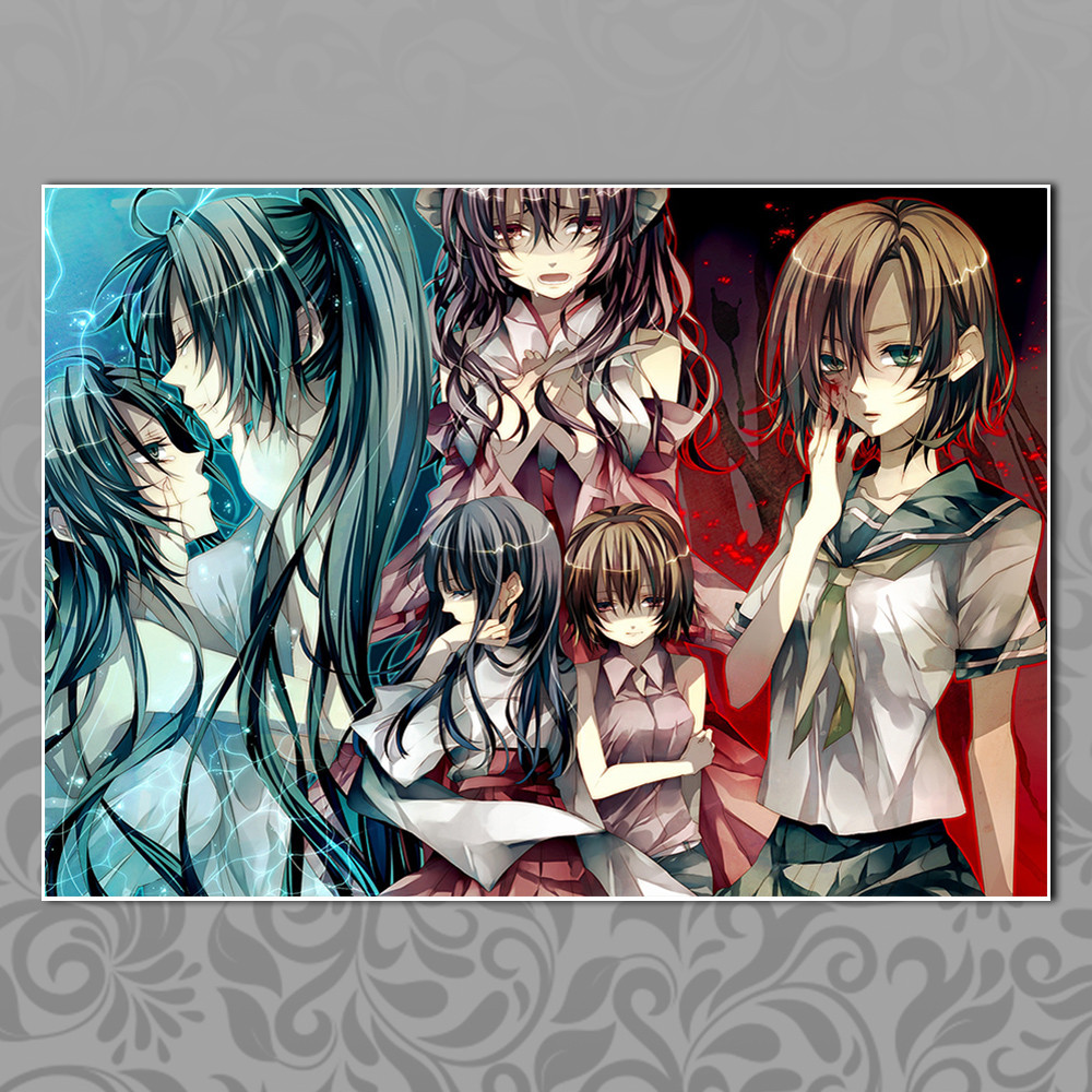 Плакат А3 У час, коли плачуть цикади Higurashi no Naku Koro ni 13, фото 1