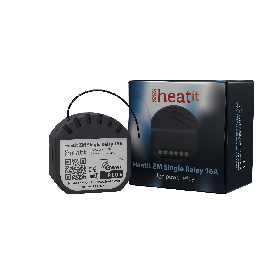 Одноканальне реле Heatit ZM Single Relay 16A