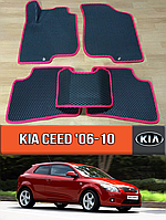 ЕВА коврики КИА Сид 2006-2010. Ковры EVA на КИА Сид KIA Ceed