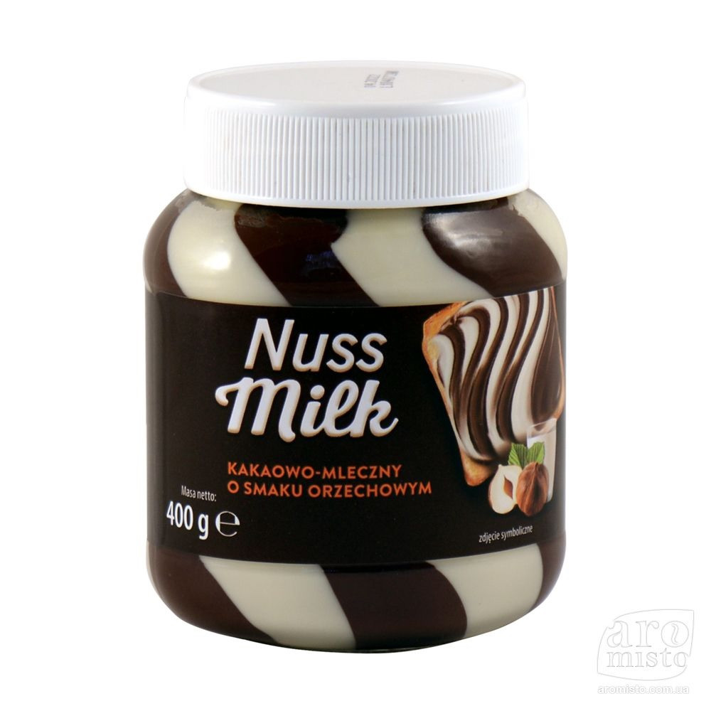 Паста шоколадно-молочний з горіхом Nuss Milk Kakaowo-Mleczny 400 г Польща