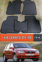 ЕВА коврики КИА Церато 2004-2009. Ковры EVA на KIA Cerato Серато Черато