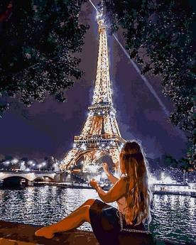 Картина за номерами Романтика вечірнього Парижу 40 х 50 см (VP1381)