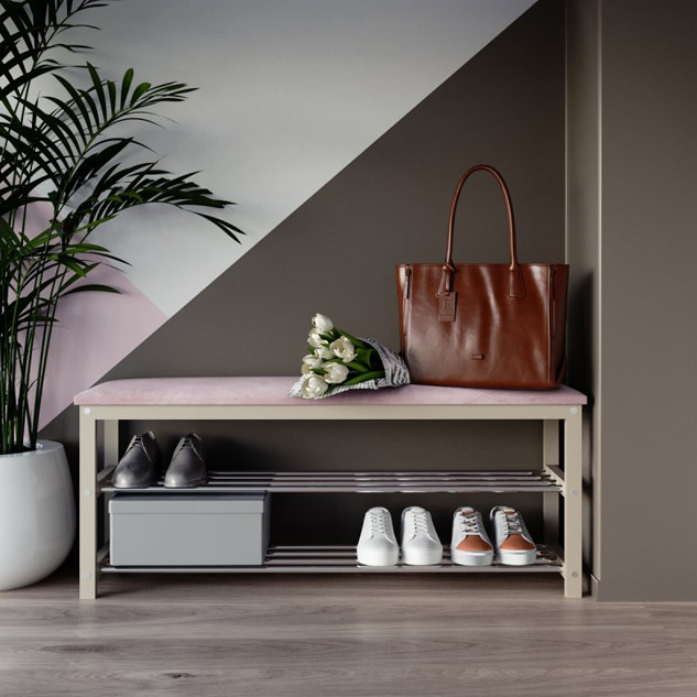 Банкетка з полицями для взуття «NVD-13»