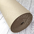 Крафт папір 100 г/м в рулоні 60 м шириною 84 см бурий коричневий, фото 2