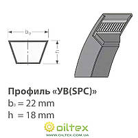 Ремінь УВ(SPC)-6700 V-BELT, фото 3