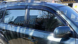 Вітровики, дефлектори вікон Hyundai Tucson 2004-2011 (ANV), фото 2