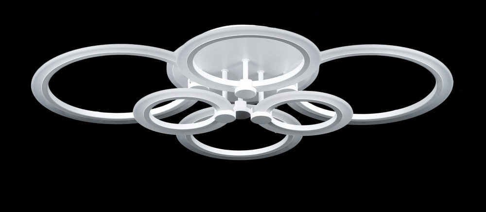 Сучасна люстра LK236/6+A LED (WHITE), фото 1