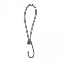 Резиновый шнур со стальным крючком, 20 см, PVC BUNGEE CORD HOOK