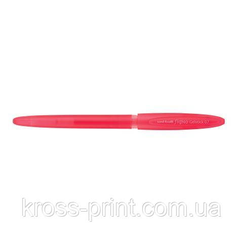 Ручка гелева Signo GELSTICK, 0.7 мм, пише червоним