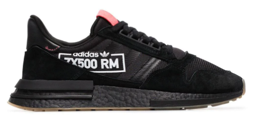Кросівки Adidas ZX 500 RM Black And Bluebird, фото 2