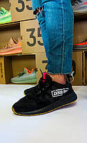 Кросівки Adidas ZX 500 RM Black And Bluebird, фото 3