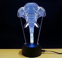 Нічник 3D "Слон"