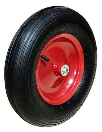 Колесо для тачки Technics на підшипниках 15" вісь 20 х 65 мм (70-433), фото 1