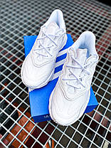 Кросівки Adidas Ozweego Triple White Leather, фото 4