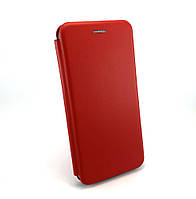 Чехол для Xiaomi Redmi 9T, Poco M3 книжка боковой с подставкой Luxo карман для карт и купюр красный