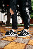 Кросівки Adidas Gazelle Core Black Cloud White Gold - BB5476, фото 3
