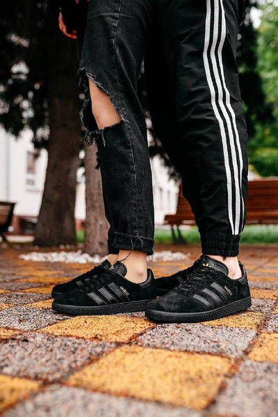 Adidas Gazelle Triple Black BOSSCROSS