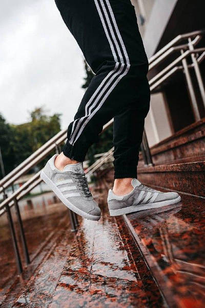 Adidas Gazelle Light Grey BOSSCROSS
