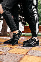 Кросівки Adidas Gazelle Triple Black, фото 3