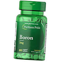 Бор Puritan's Pride Boron 3 mg 100 таб мінеральний комплекс