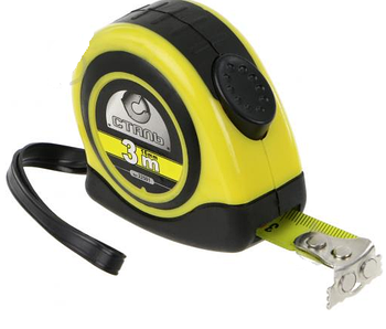 Рулетка вимірювальна 3мх16мм автостоп магніт Сталь (22501)