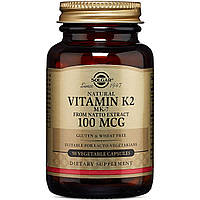 Vitamin K2 MK-7 100 mcg Solgar, 50 капсул