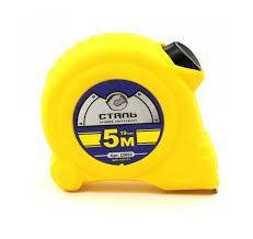 Рулетка автостоп Сталь 5 м х19мм (22602)