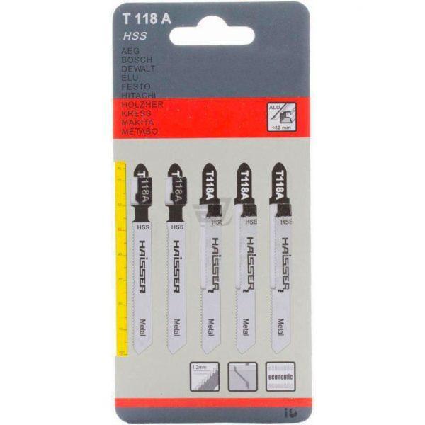 Пилочне полотно HAISSER T 118 A, 50 мм, тонколистовий метал (1-3 мм), кольоровий метал ПОШТУЧНО (5), фото 1