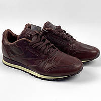 Оригінальні чоловічі кросівки Reebok Classic, розмір 44 (28 см устілка), колір бордовий