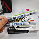 Маркер фарба промисловий Paint серебно, фото 2