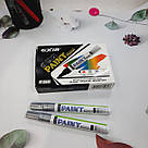 Маркер фарба промисловий Paint серебно, фото 3